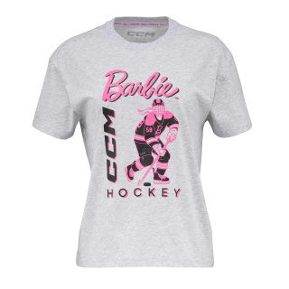 T-Shirt CCM BARBIE FW1 grau Junior