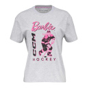 T-Shirt CCM BARBIE FW1 grau Junior