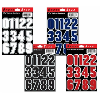 Helmet Decal SportStar 3,8cm