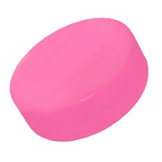 Hockey Puck Pink
