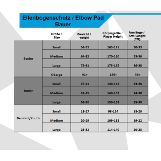 Ellenbogenschutz Bauer Pro Series Senior