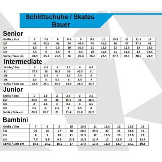 Schlittschuhe Bauer X-LP Intermediate
