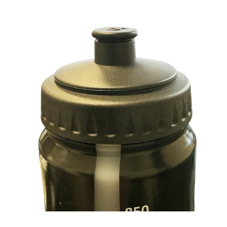 Hockey Trinkflasche STEEL Silver Safe 1.0L Kurzer Halm