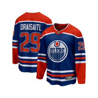 Trikot Fanatics Breakaway NHL Edmonton Oilers Home Blau Leon Draisaitl