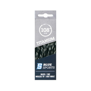 Laces Blue Sports Titanium Pro Waxed
