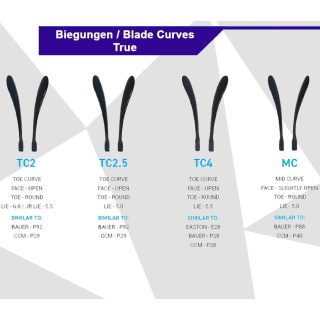 Schläger Composite True AX5 Intermediate  58 Flex