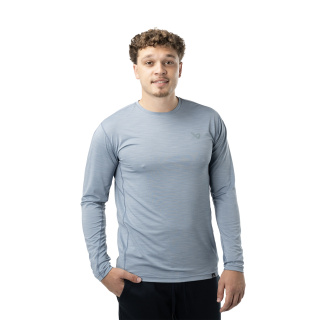 Longsleeve Bauer FLC Tech Tee Senior blau L