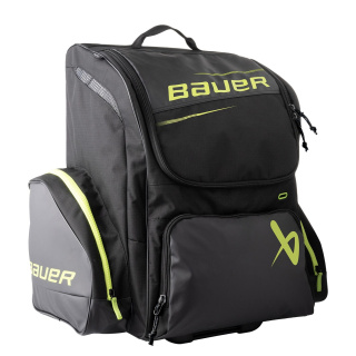 Bauer Elite Eishockey Rucksack mit Rollen Junior schwarz