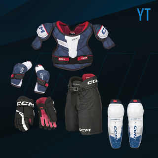 Eishockey Starter Set Schutz CCM 5-teilig Bambini