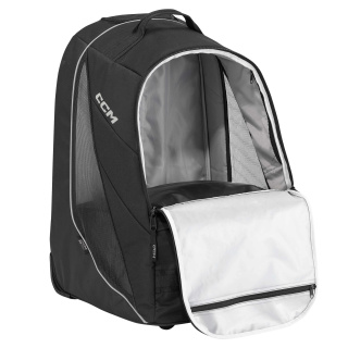 CCM 590 Eishockey Rucksack mit Rollen 18 Zoll 43 x 45 x 63 cm schwarz