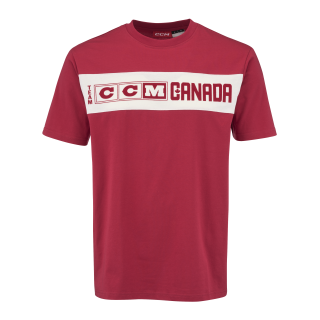 T-Shirt CCM FLAG TEAM CANADA HARVARD Senior