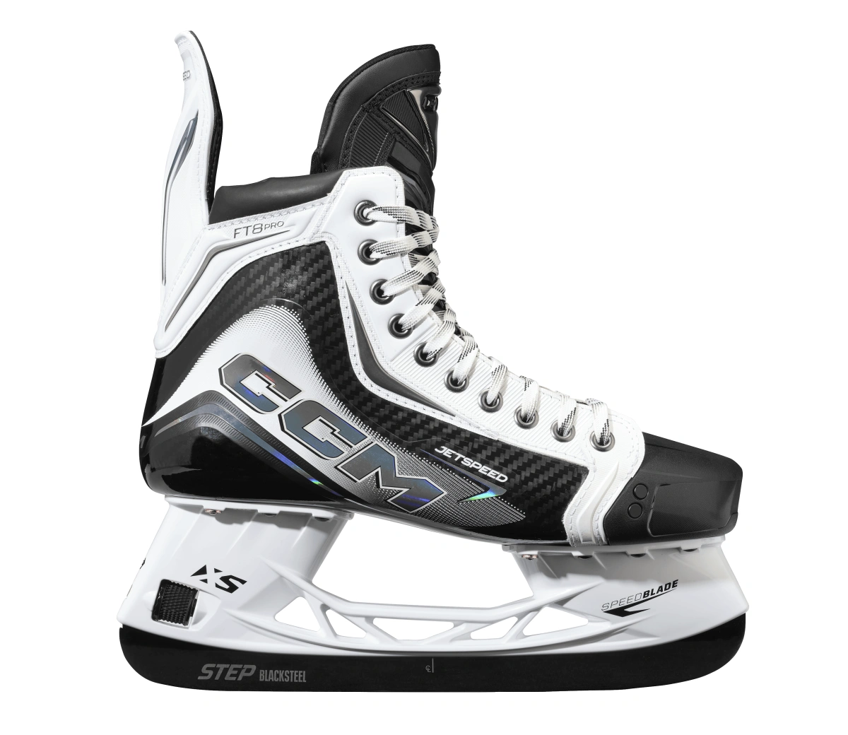 CCM FT8 Pro White Skates