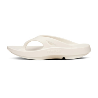 Bauer OOFOS® Sport Sandale - weiß Senior