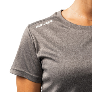 T-Shirt Bauer Damen Tech Tee - grau Senior