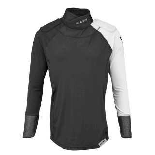 Schutzunterwäsche CCM TACKS PRO BASE LAYER NECK GUARD SHIRT Senior