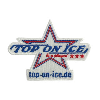 Top on Ice Aufnäher Weiss Sonderpreis