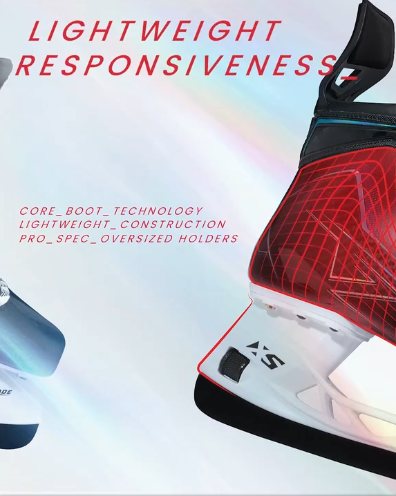 CCM VIZION Skate Lightweight Responsiveness