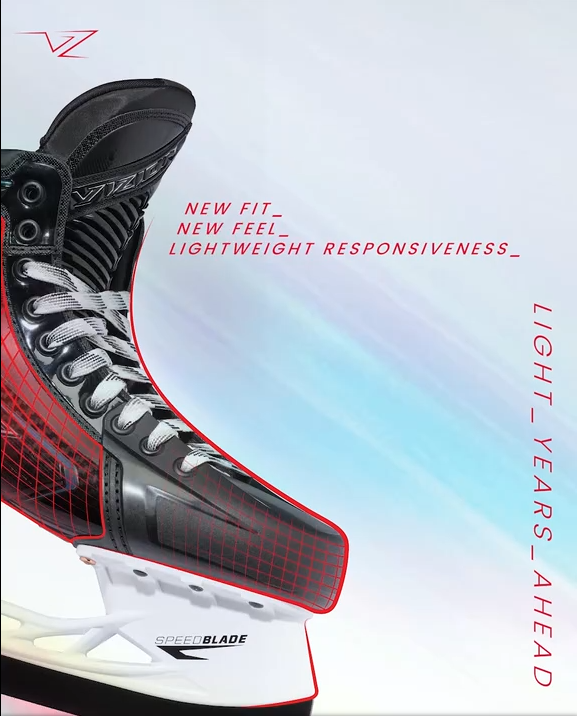 CCM VIZION Skate Speedblade XS Step Blacksteel